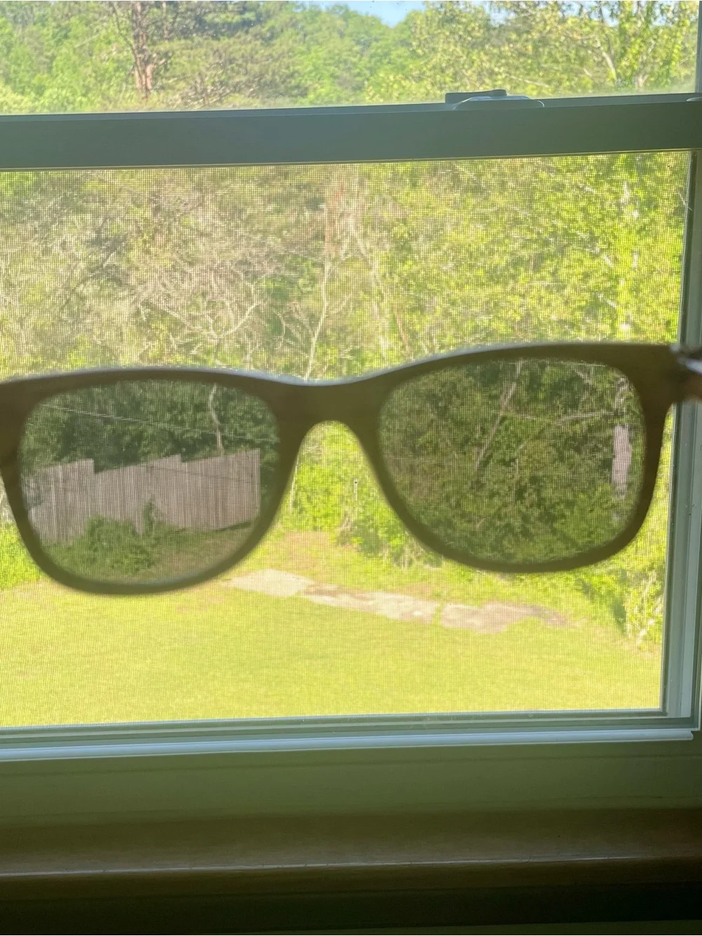 Kids Orange Woodgrain Sunglasses